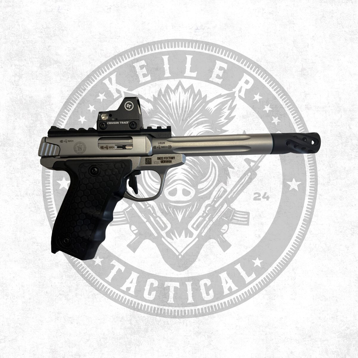 S&W Victory Target Fluted Barrel Optic