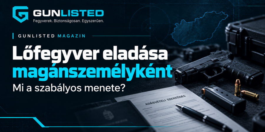 Lőfegyver eladása magánszemélyként – mi a szabályos menete?